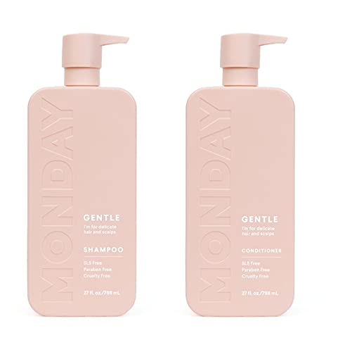 MONDAYHAIRCAREジェントル30ozツインパックバスルームセット(シャンプー1+コンディ