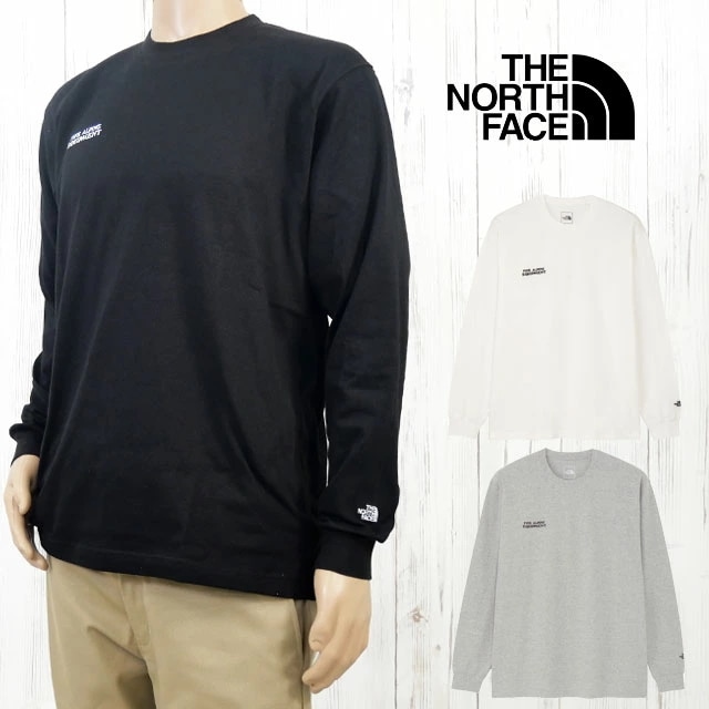ザ・ノース・フェイス ロンT メンズ 長袖 Tシャツ トップス 綿100％ アウトドア アパレル 服 ロングスリーブファインアルパインティー 黒 白 グレー NT82537