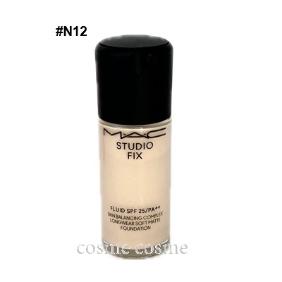 MAC マック スタジオ フィックス フルイッド SPF25 PA++ 30ml #N12(0773602643653)