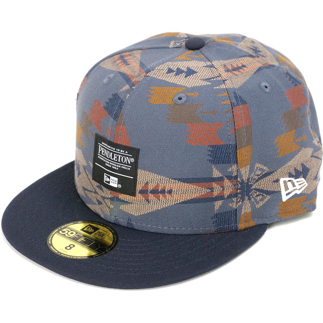 キャップ 59FIFTY ペンドルトン ウーブンパッチ [14699400] 5950 PENDLETON WOVEN PATCH メンズ・レディース 帽子 ネイビー 正規取扱店
