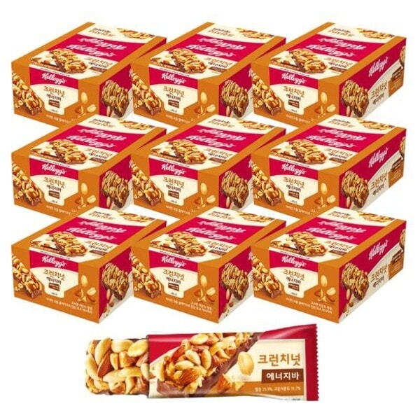 ケロッグ クランチナッツ エナジーバー 30g 108個