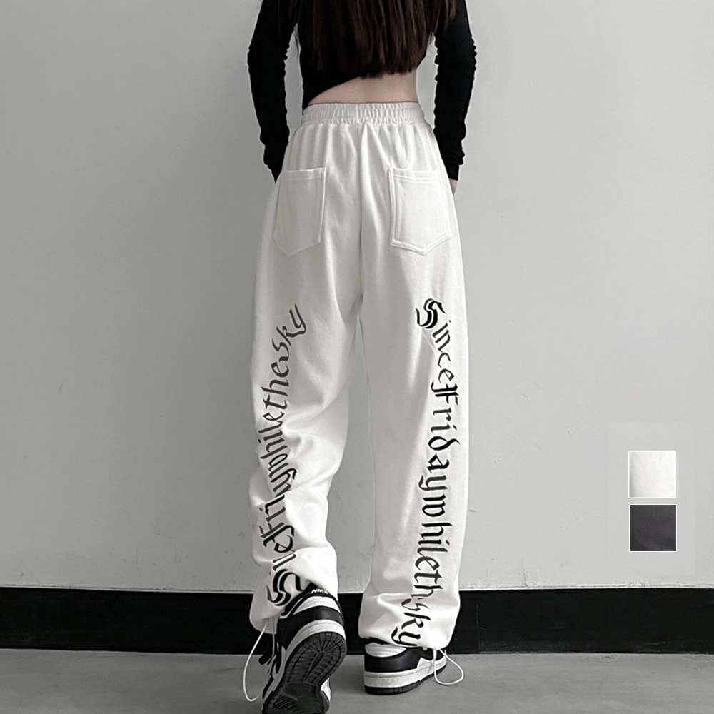 国内即納 ハイウェストスウェットパンツ レディース 84BIXIN-003 5,100円