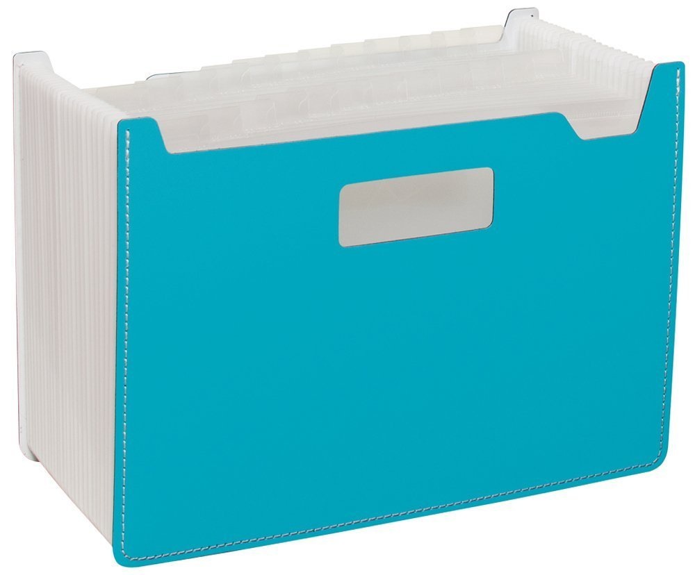 （まとめ買い）パピエリ ドキュメントスタンド ワイド 25P ブルー FB-2382-10 [x3]