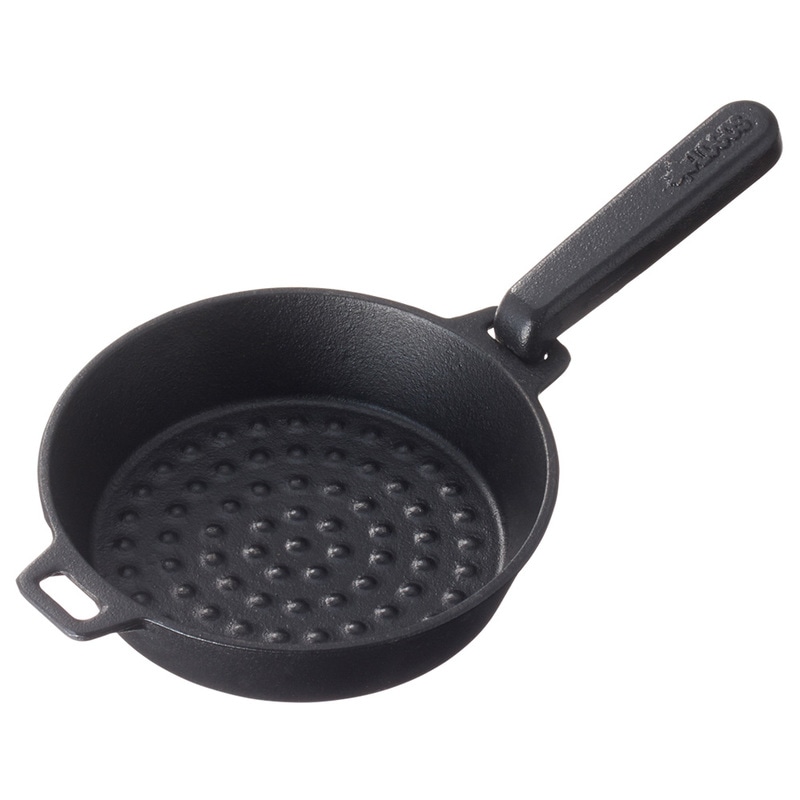 LOGOS (ロゴス) 取っ手がとれるスキレット S 【 レジャー用品 調理器具 BBQ アウトドア用品 クッキング キャンプ用品 バーベキュー用品 調理道具 】