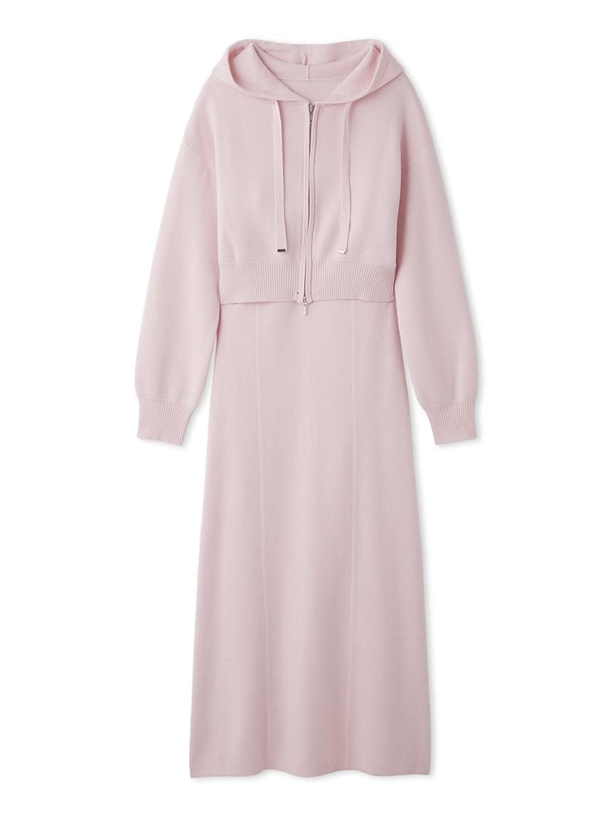 ジップパーカセットワンピースFWNO261902レディース