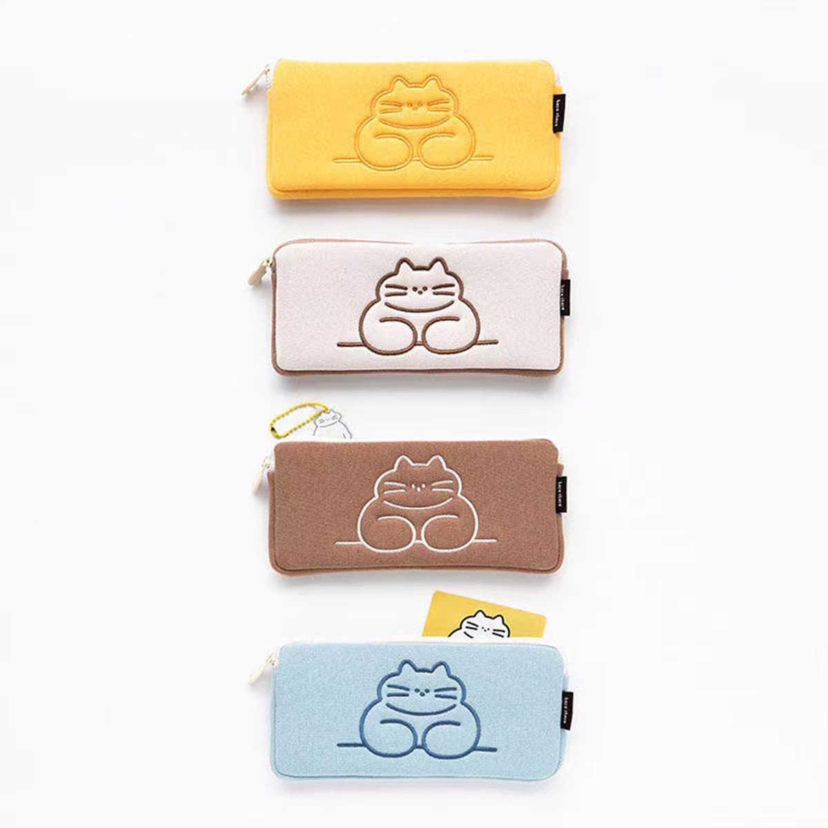 韓国 80 Off おしゃれ 筆箱 ペンケース ペンポーチ 塩の女の子 ツールペンケース 猫図案 多機能 ジップー