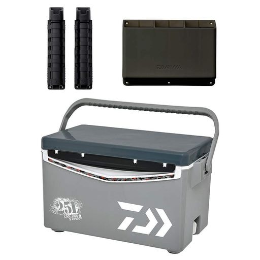 ダイワ(DAIWA) クーラーボックス クールラインΑ GF S2500 グレー 釣り 25リットル 発泡スチロール