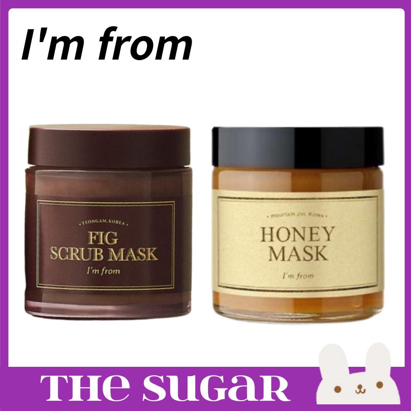 イチジク スクラブマスク 120g + ハニーマスク 120g/ 洗い流すパック / 角質除去 / 肌の輝き / 弾力