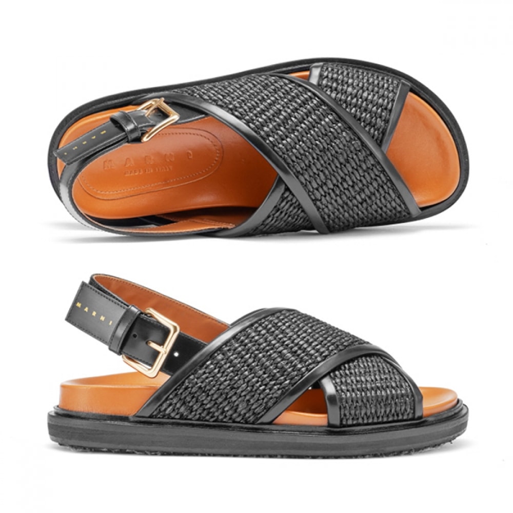 マルニ FBMS013801 P3860 ZO166 ピュアベットクリスクロスラフィアサンダル 48,152円