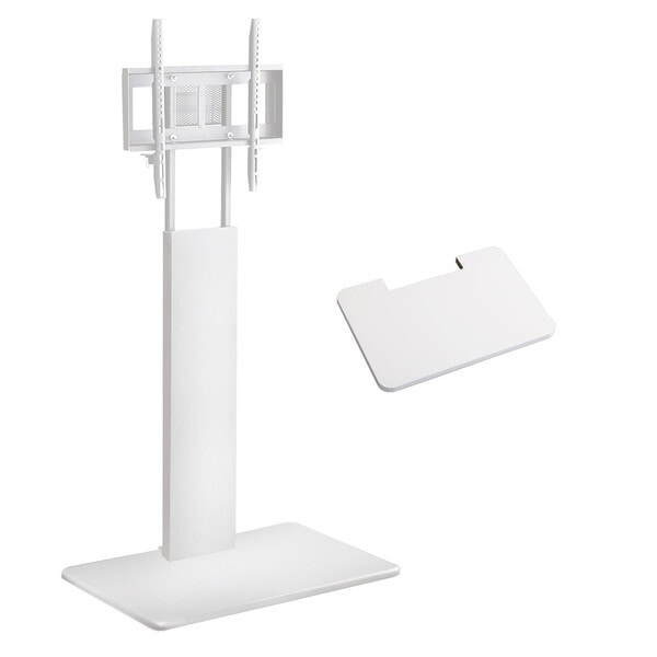 ホームテイスト 壁寄せテレビスタンド ハイスイングタイプ 専用棚SETSWAT-H-TWAT-WH ホワイト メーカー直送