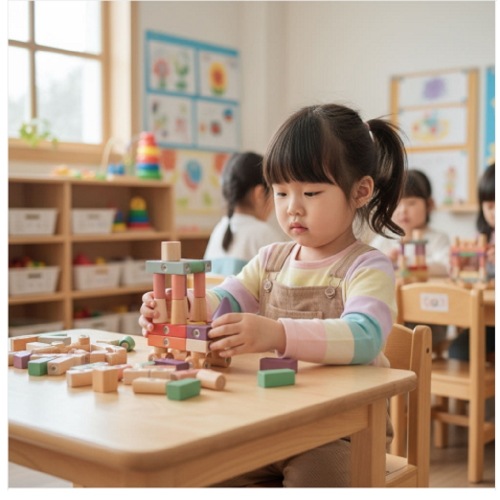 ブレインフォレストキュレックスビギナー建築プレミアム原木マグネットブロック49pcs幼稚園児童家学校学院