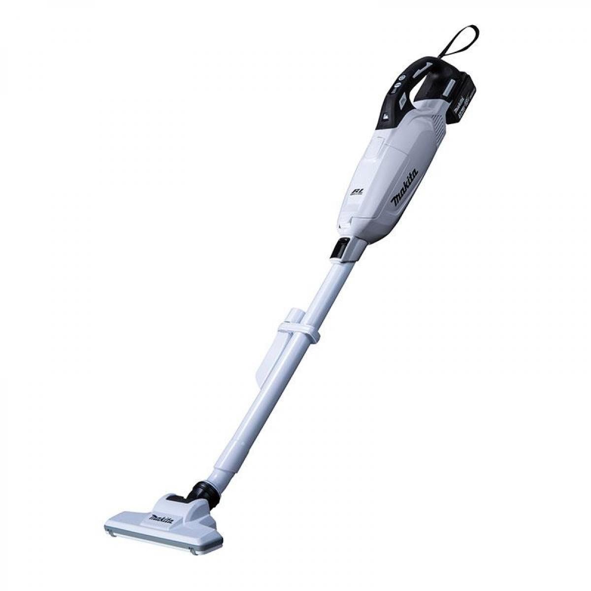 マキタ CL285FDRFW 充電式クリーナ（白） 紙パック式/ワンタッチスイッチ 18V/3.0Ah（BL1830Bx1・充電器DC18RF付)