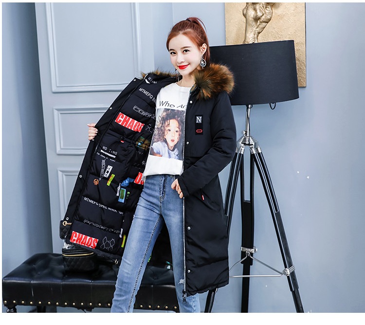 即納　セール　無地　POP柄　リバーシブル２ＷＡＹ 襟ファー ポケット付　中綿　ダウン調　ロングコート