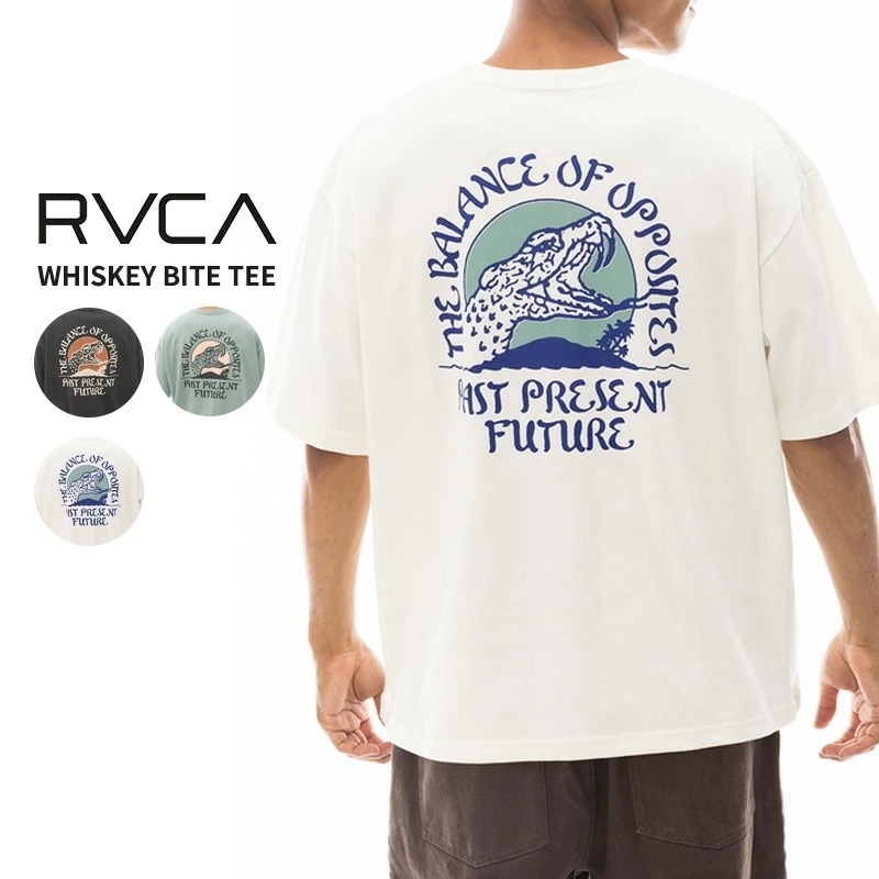 ルーカ RVCA WHISKEY BITE TEE メンズ 半袖Tシャツ カットソー BE041-232 男性