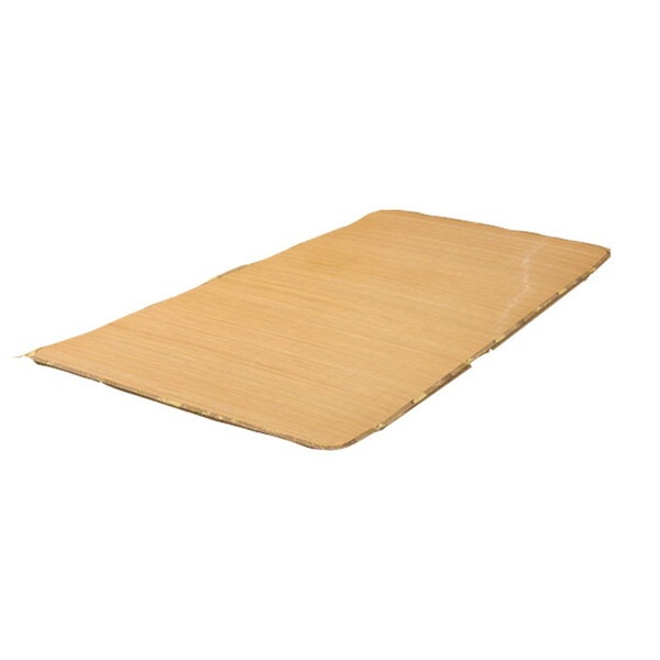 1100300012801 丈夫でひんやり 竹シーツ 『ひんやり竹 敷パッド』 ブラウン ダブル 140×200cm(四方ゴムバンド付き) メーカー直送