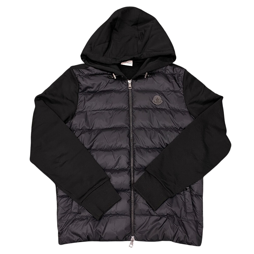 PADDED CARDIGAN 23年 コットン ダウンジャケット ブラック メンズ