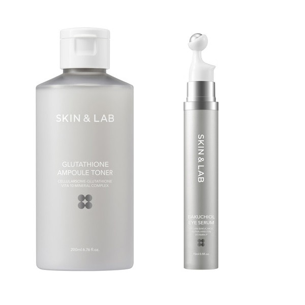 【トナー＋アイセラムセット】 グルタチオントナー 200ml ＋バクチオール0.2%アイセラム 15ml / スキンアンドラボ / バクチオール / バクチオールアイセラム