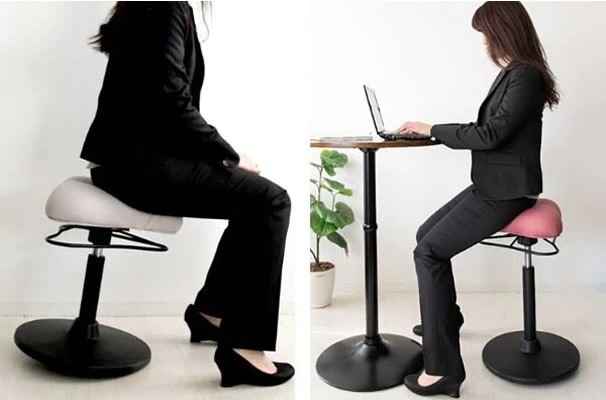 バランスチェア 体幹 腹筋 姿勢矯正 集中力アップ ゆらゆら揺れてトレーニング スツール 椅子 おしゃれ いす イス