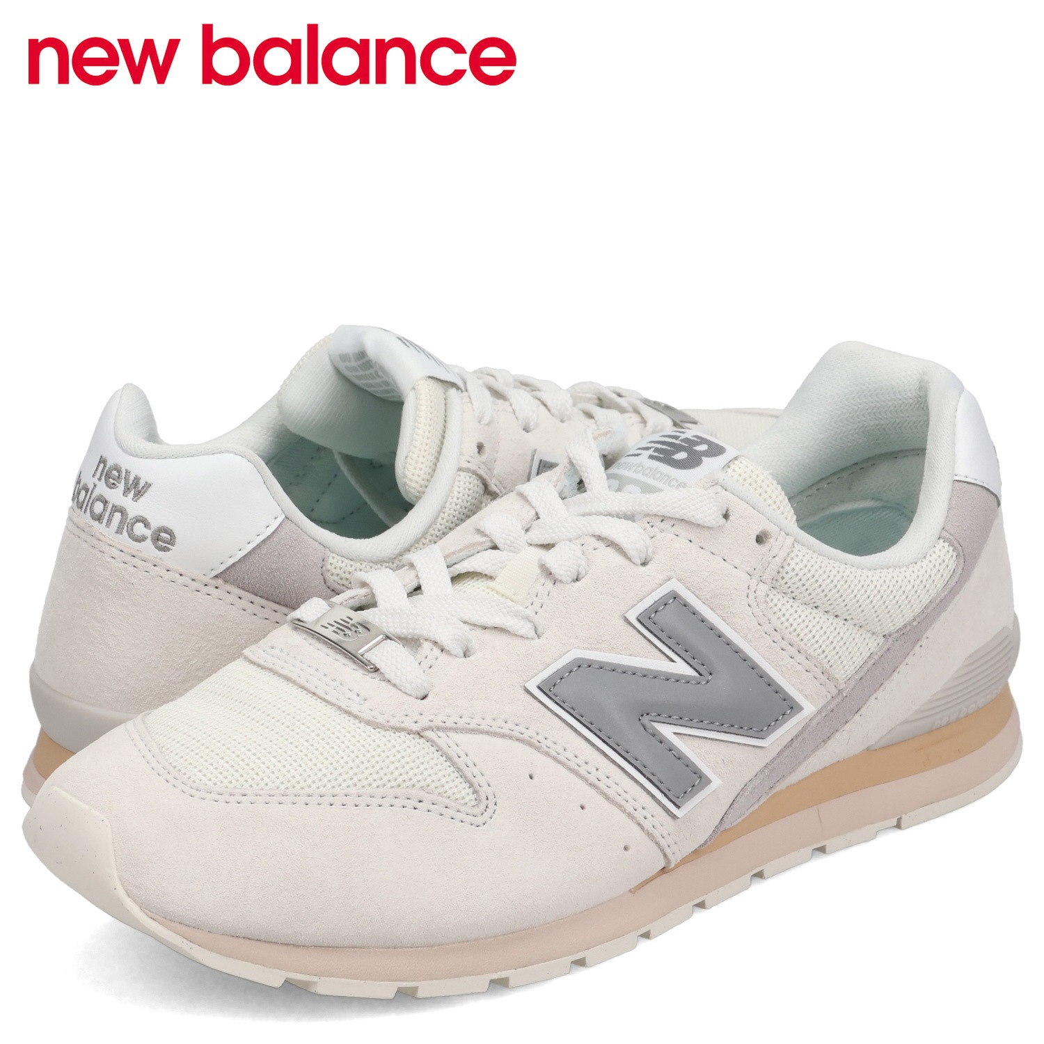 996 V2 スニーカー メンズ Dワイズ グレー CM996CN2