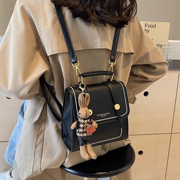 バッグトートバッグママ トートバッグ スクエア 通学 リュック 軽量 四角 韓国風 軽い ショルダーバッグ リュックサック レディース 3ways レトロ風 カジュアル 通勤 斜めがけ 大 バックパッ