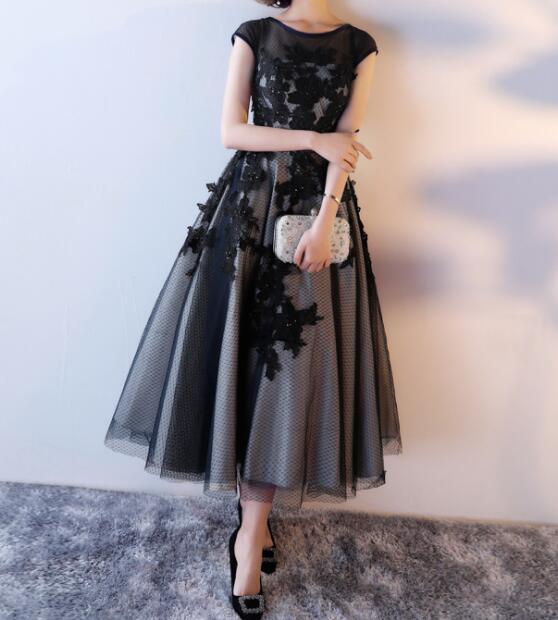 ドレス　結婚式　パーティードレス　発表会　黒　美品　ロングドレス　お呼ばれ　二次会　謝恩会　着痩せ