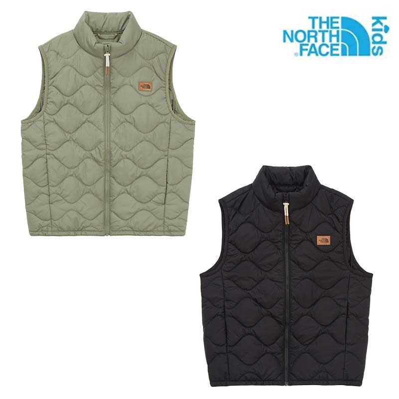 NV3NR51 KS MILO HEAT VEST 大人もOK ダウンベスト チョッキ ショート キッズ 中綿 化繊 男の子 女の子 軽い 軽量 オンボールス モールサイズ ジュニア 小柄 韓国