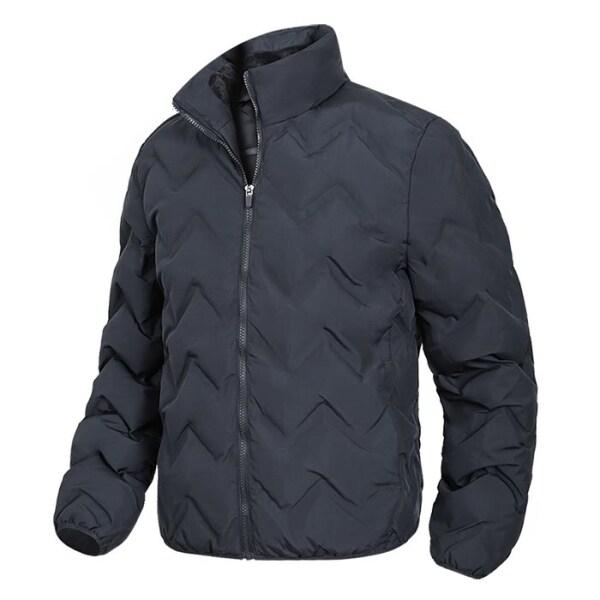 シームレス工法ハイネック軽量パディングジャンパー ジャケット