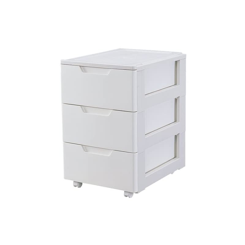 【即納】アイリスオーヤマ チェスト ロング 3段 幅44奥行55高さ67cm ホワイト/ベージュ HG-443