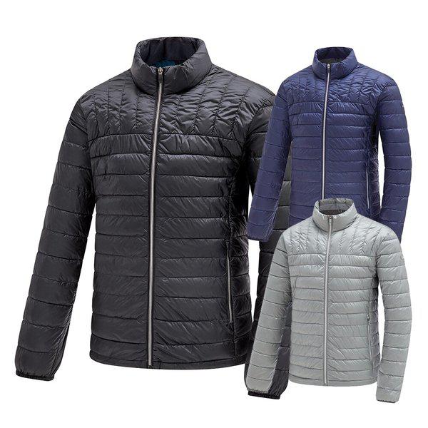 2164JK753M スリム軽量キルティングハーフネックメンズ冬パディングジャケット