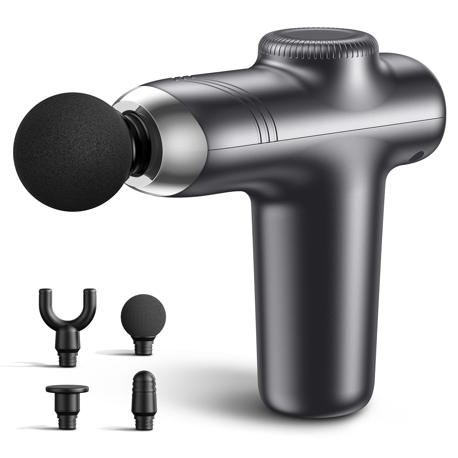 筋膜リリースガン Aobbowハンディガン (2025最新·小型軽量筋膜ガン) AI自適応モード付き きんまくリリース電動ガン 筋膜リリース 5段階振動強力振動 静音 超軽量 最速4000回/分 6時