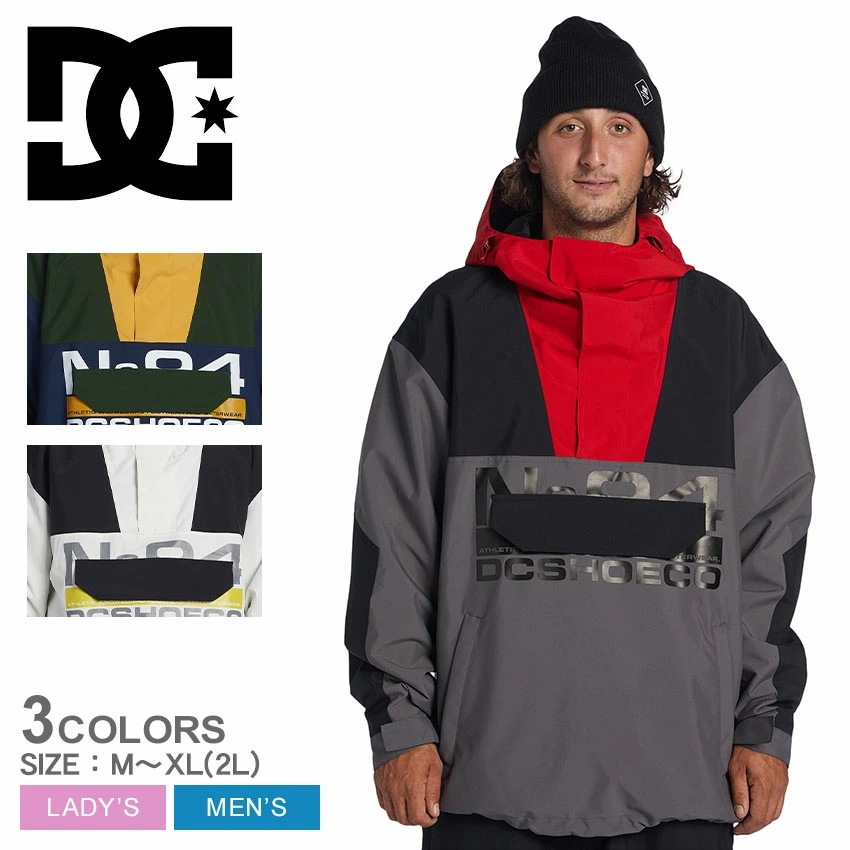 DC-43 ANORAK ADYTJ03077 レディース メンズ ブランド スキー 雪 スノージャケット ウィンタースポーツ スケートボード カジュアル 防寒 長袖