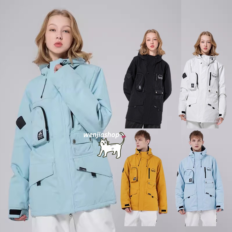 スノーボードウェア ジャケット アウター 単品 メンズ レディース 男女兼用 トップス スノボウェア スノーウェア スキーウェア スノボーウェア 韓国風 防水 保温防雪防水防寒