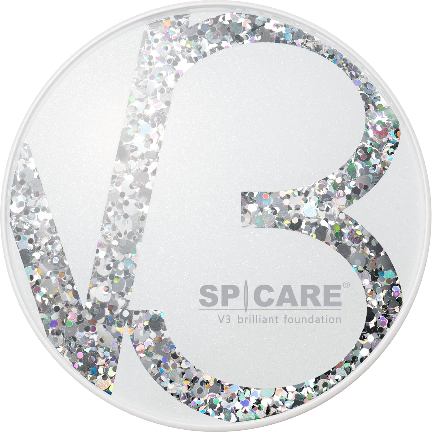 SPICARE【正規品】V3　ブリリアント　ファンデーション　本体　15g 　スピケア 専用ケース パフ付 針 hari ファンデ クッションファンデーション V3ファンデ V3 エキサイ