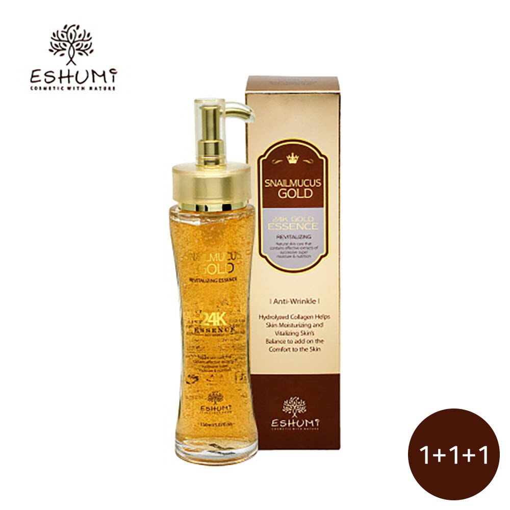 1＋1企画割引 スネイルミューカスゴールドリバイタライジングエッセンス150ml 1+1+1