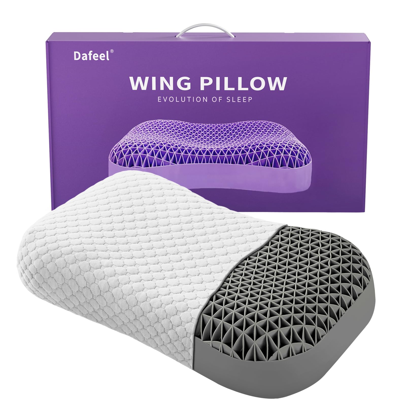 Dafeel 枕 まくら 無重力ジェルピロー TPE素材 高めタイプ ハニカム Amazon｜Dafeel 枕 まくら 首が痛くならない 無重力ジェルピロー