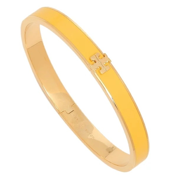 ブレスレット アクセサリー キラエナメル スリム バングル ゴールド レディース 78418 702