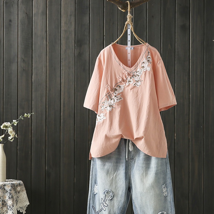 Tシャツ 韓国 半袖 レディーストップス 大きいサイズ 3l 4xl 5lブラウス カジュアル ゆっ