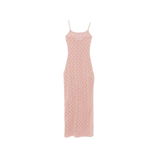 MARINE SERRE Women Dresses WDR460A CKNI0545 PK00 PINK GOLD