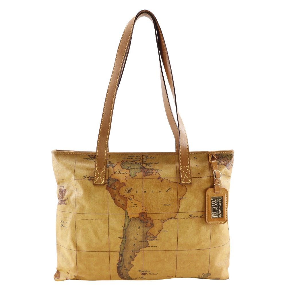 トートバッグ PVCコーティングキャンバス 茶 ユニセックス 中古品 11,248円