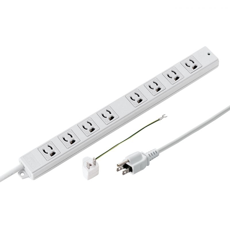 抜け止めタップ 3P 8個口 2m TAP-MG3811N