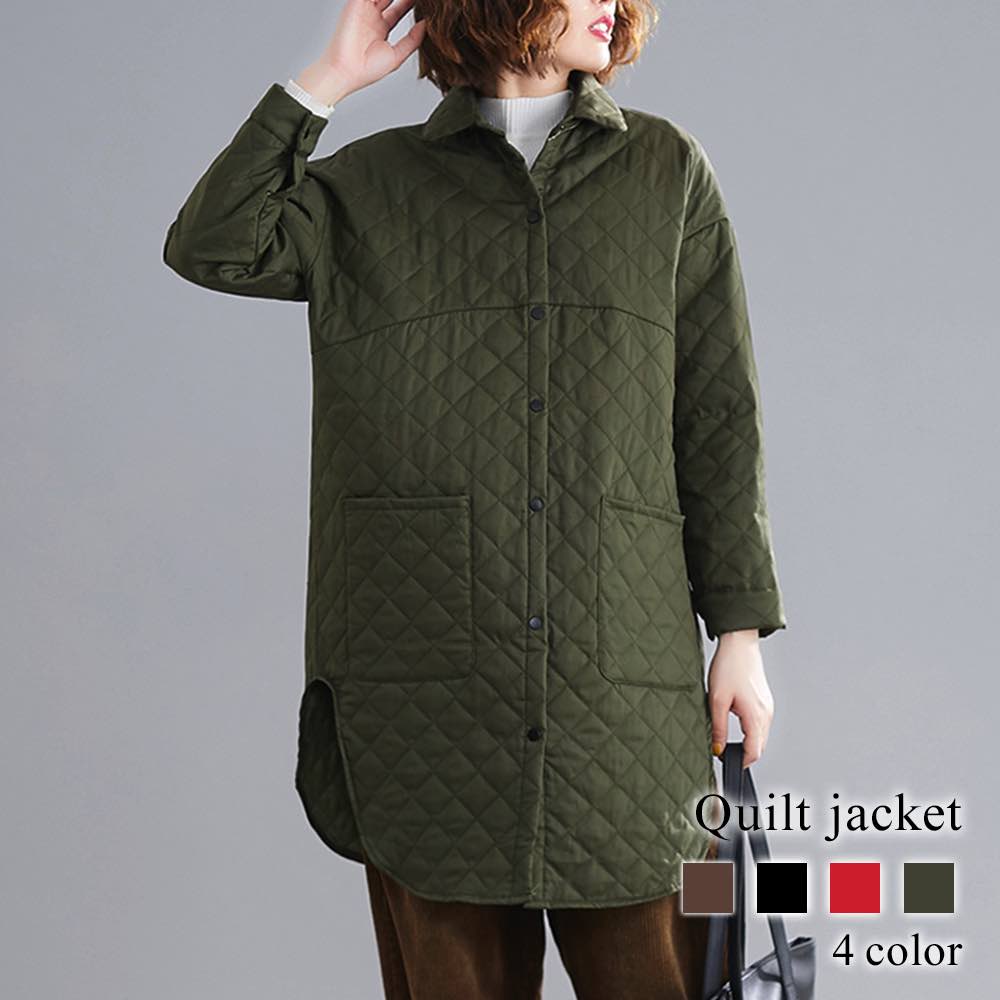 ダウンジャケット レディース キルトライトジャケット 丈 白 赤 防風 おしゃれ 冬 20代 ブランド 軽量 大きいサイズ ロング ダウン ジャンパー スリム ダウンコート 40代 きれいめ フード