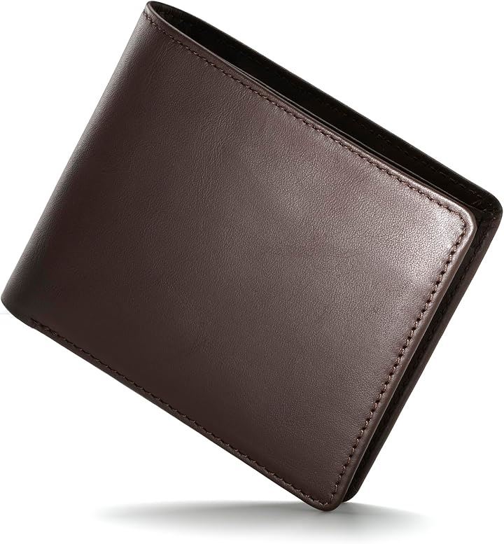 二つ折り メンズ 財布 本革匠の技日本製 大容量 カード 2つ折り財布 たつのレザー 国内生産 スムースレザー ギフトボックス付き(ブラウン)