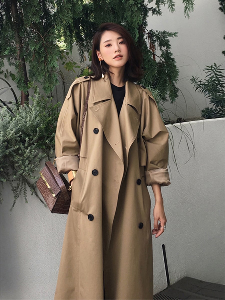 トレンチコート 春 コート レディース ロングコート チェスターコート 大人 着痩せ 長袖 オシャレ