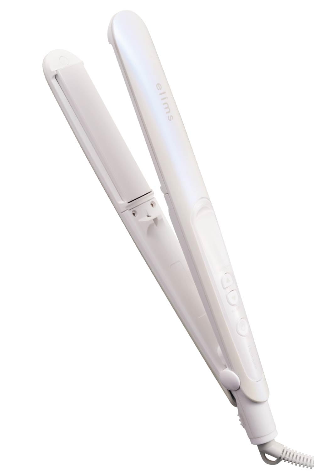 テスコム ヘアアイロン マイナスイオン 26mm 【 モイストキープモード搭載 】 海外対応 自動OFF 開閉ロック ラク抜きプラグ シェルホワイト TS550B-W