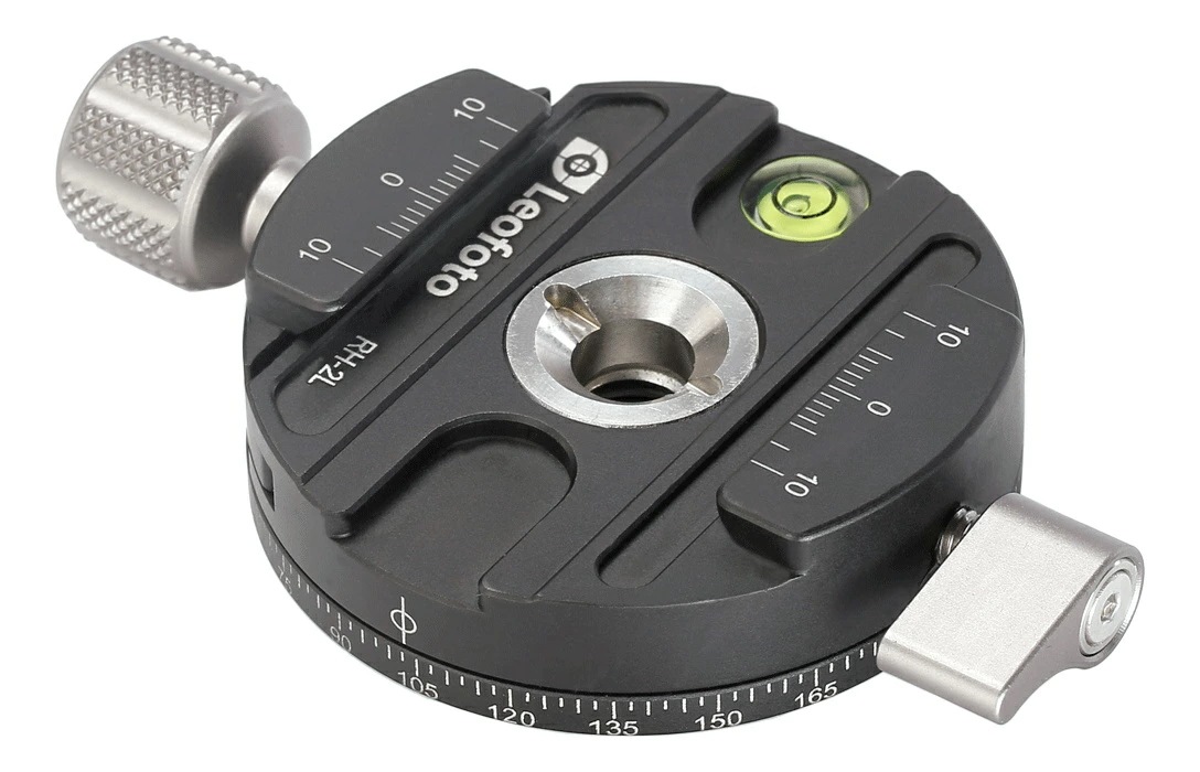 Leofoto(レオフォト) RH-2L パノラマ雲台［3/8,1/4インチ対応ノブタイプパンニングプレートQP-70付属アルカスイス互換］