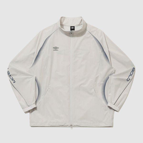 スローキック冷感スタンドネックウインドブレーカージャケット WHITE GREY UR221SJK51 WGR0