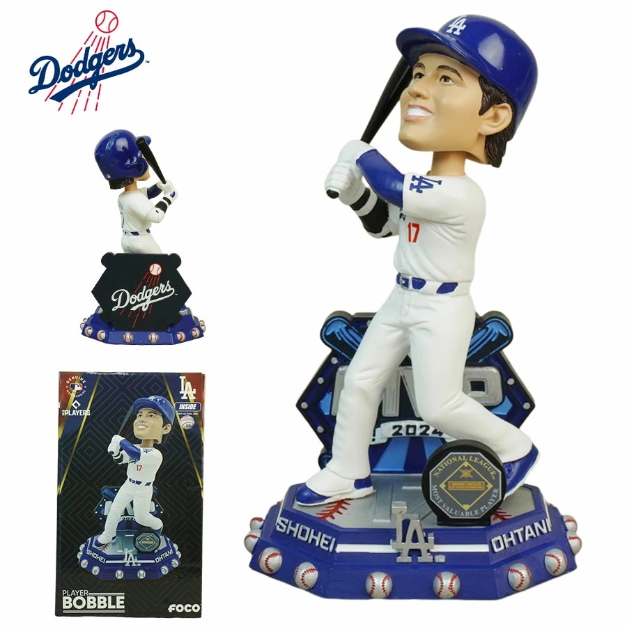 大谷翔平 ボブルヘッド 8インチFOCO 2024ナショナルリーグ MVPLA DODGERS ロサンゼルス ドジャースメジャー リーグ ベースボールマスコット フィギ