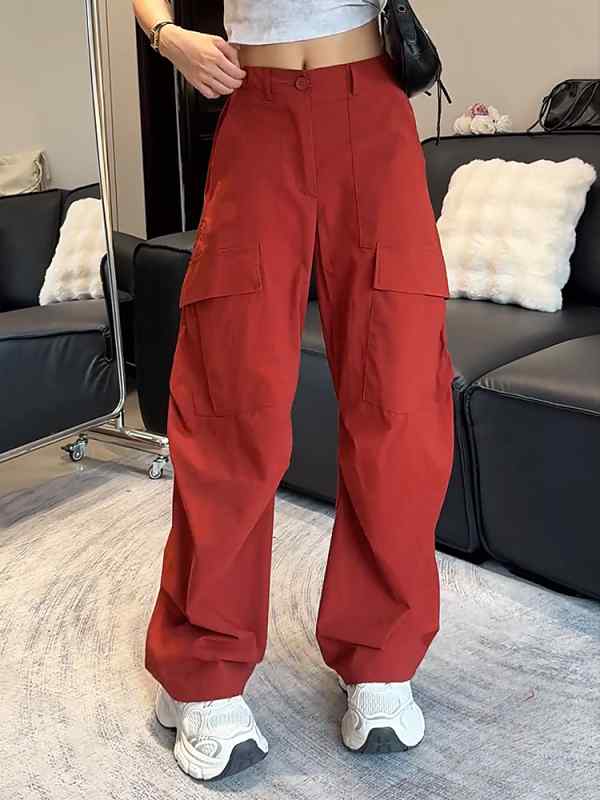 レディース ファッション オシャレ カワイイ シンプル 人カワイイ きいサイズ アメリカン スポーツ ハイウエスト ストレート ワイド レッグ カジュアル パンツ スリミング