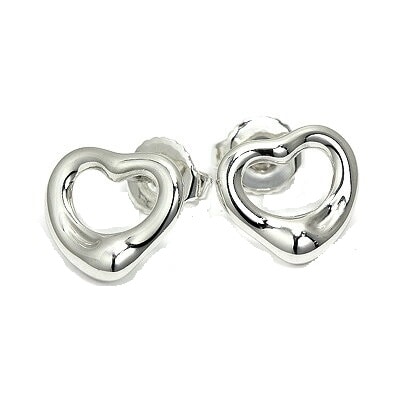 Tiffany&Co. 12270062 ELSA PERETTII ティファニー エルサペレッティ オープン ハート スタッド ピアス STERLING SILVER スターリングシルバー