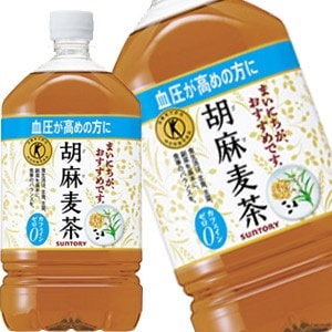 45営業日以内に出荷サントリー 胡麻麦茶 [特定保健用食品] 1.05LPET12本［賞味期限：2ヶ月以上］[送料無料]